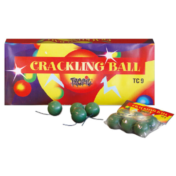 TC 9 - Sprāgstošās bumbiņas "Crackling balls" 6gab.